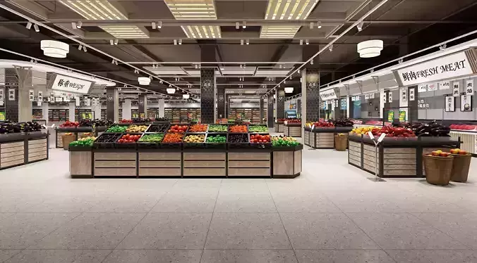 Supermarket Interior