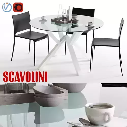 Scavolini Shangay and Mya Dining Set
