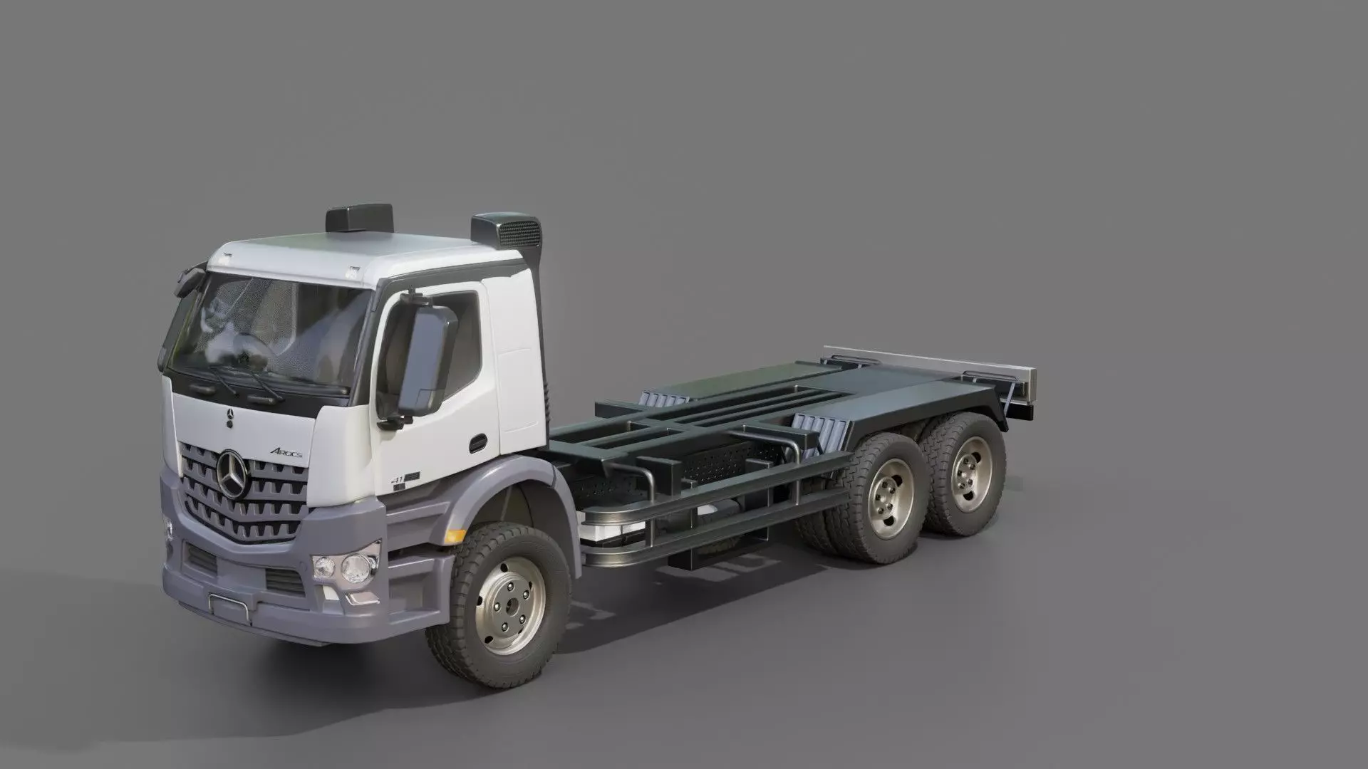 Mercedes Benz Arocs Semi Truck 3D model