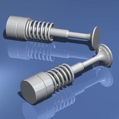 Engine Inline Four-Cylinder 3D model_30