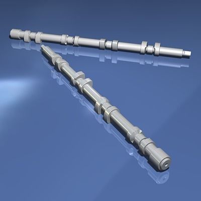 Engine Inline Four-Cylinder 3D model_29