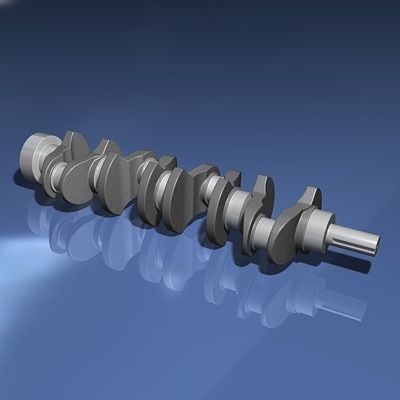 Engine Inline Four-Cylinder 3D model_28