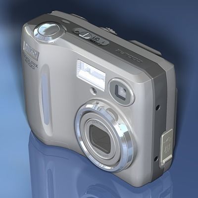 Nikon Coolpix 4100 Digital Camera 3D model_4