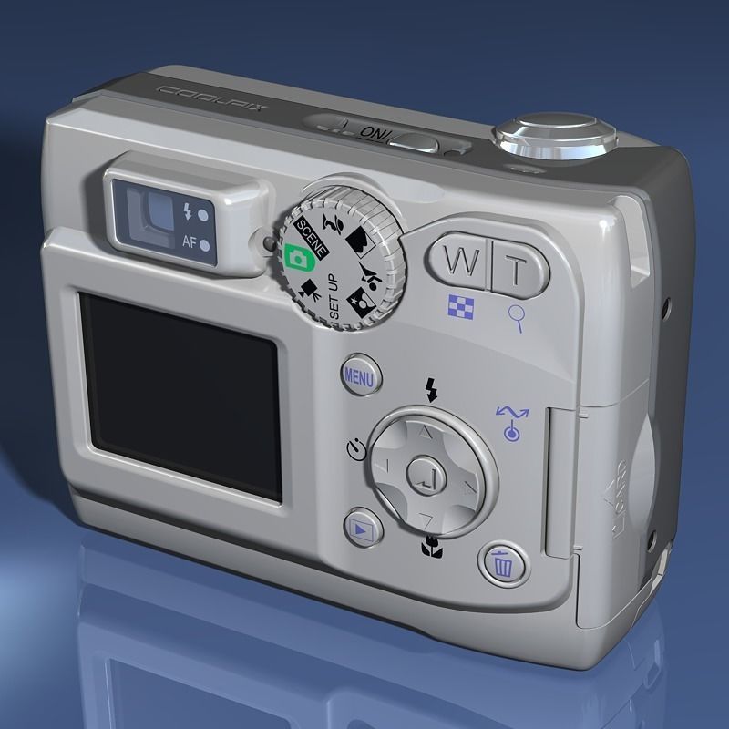 Nikon Coolpix 4100 Digital Camera 3D model_3