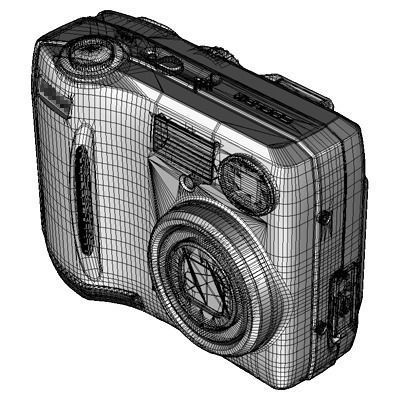 Nikon Coolpix 4100 Digital Camera 3D model_15
