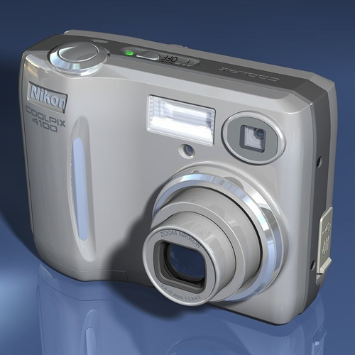 Nikon Coolpix 4100 Digital Camera 3D model