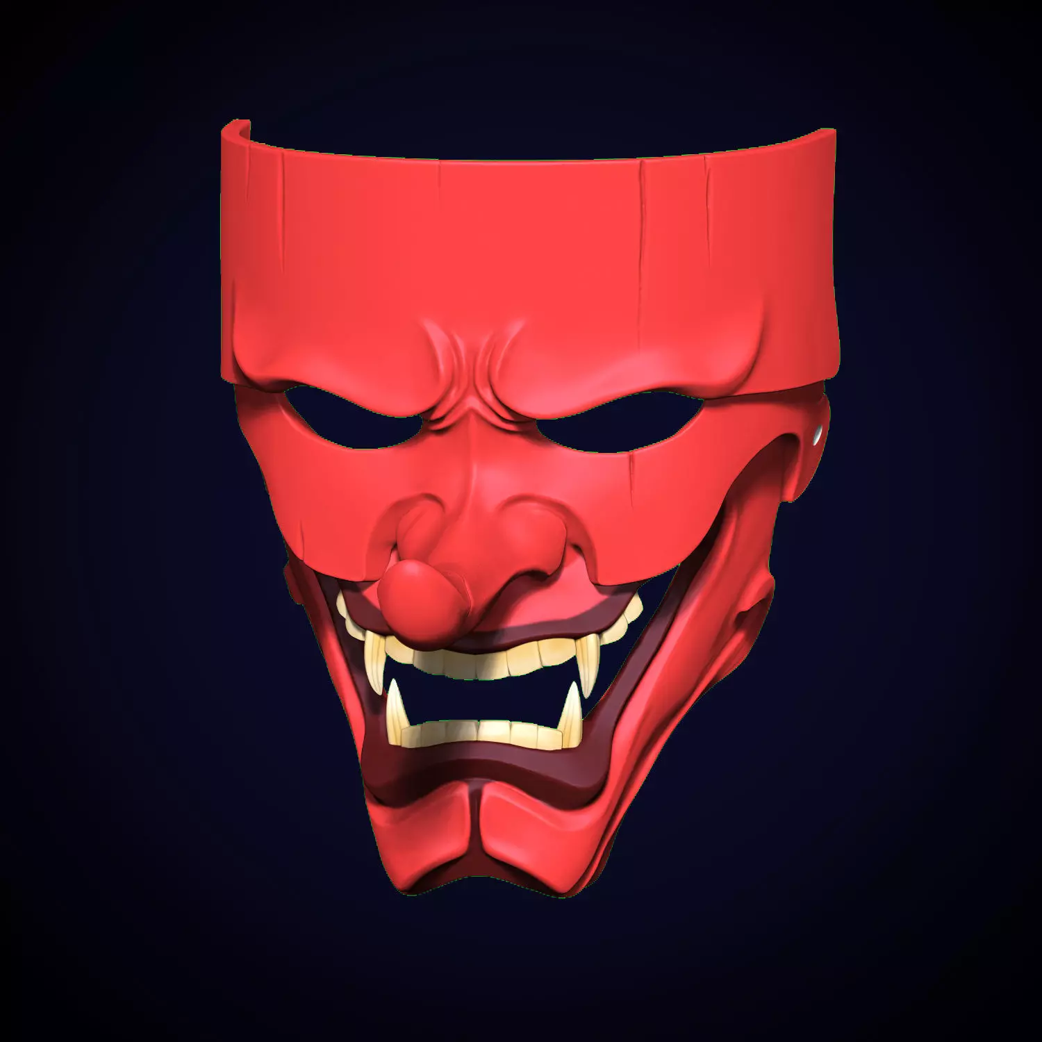 Tengu mask 3D print model