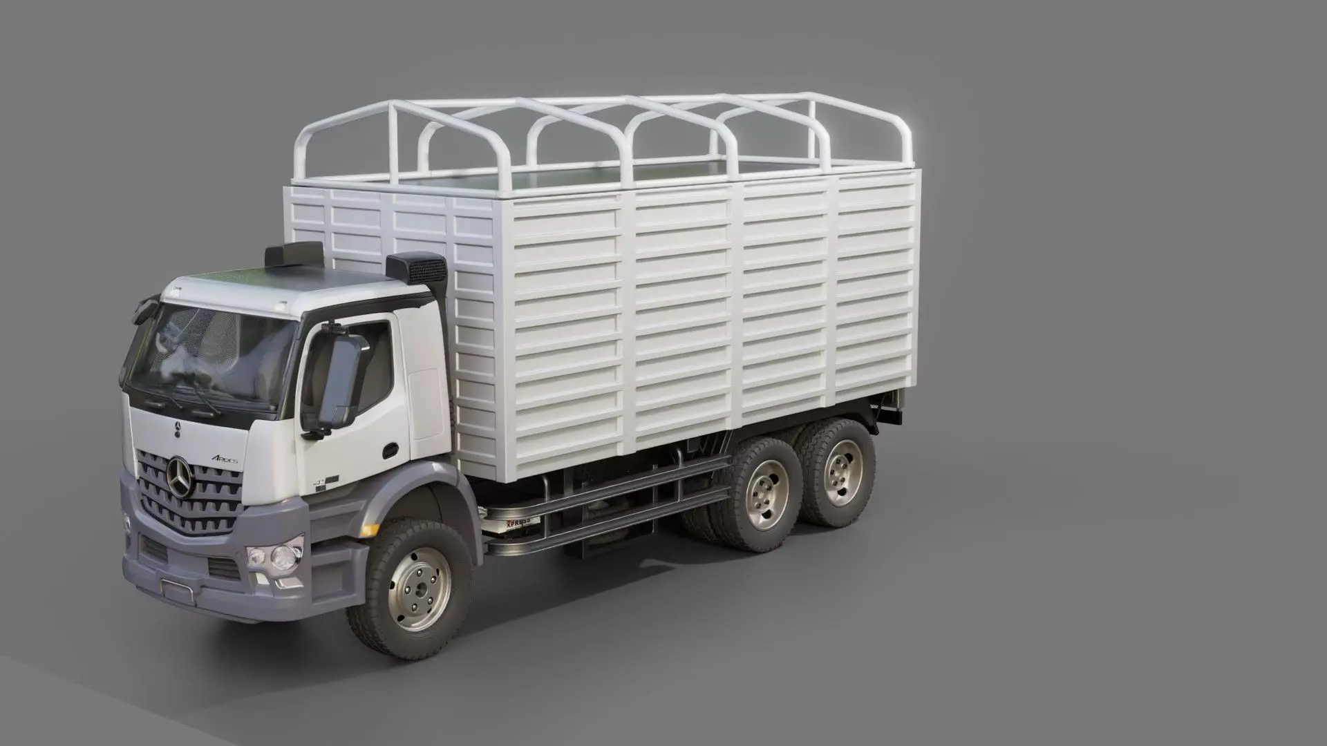 Mercedes Benz Arocs Box Truck 3D model