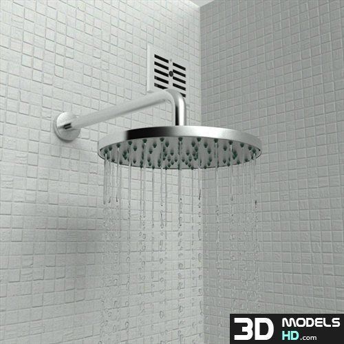 Bathroom Shower 3D model_1