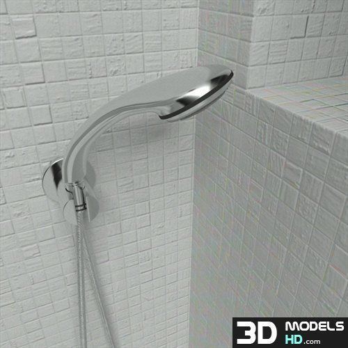 Bathroom Shower 3D model_3