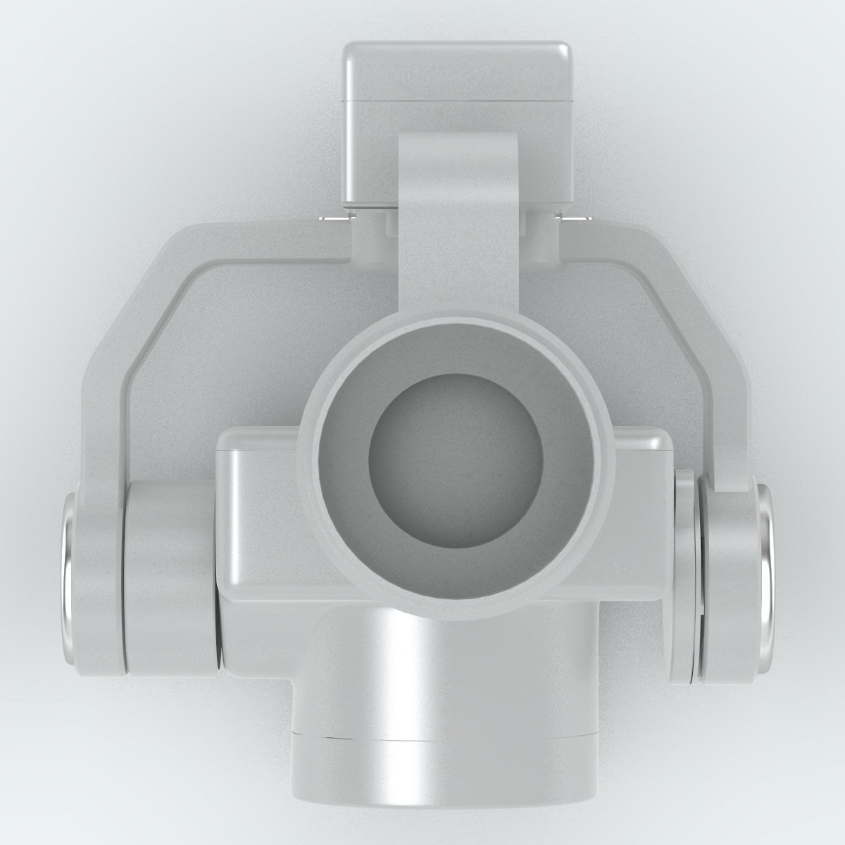 Camera Gimbal DJI Phantom 4 PRO Low-poly 3D model_10