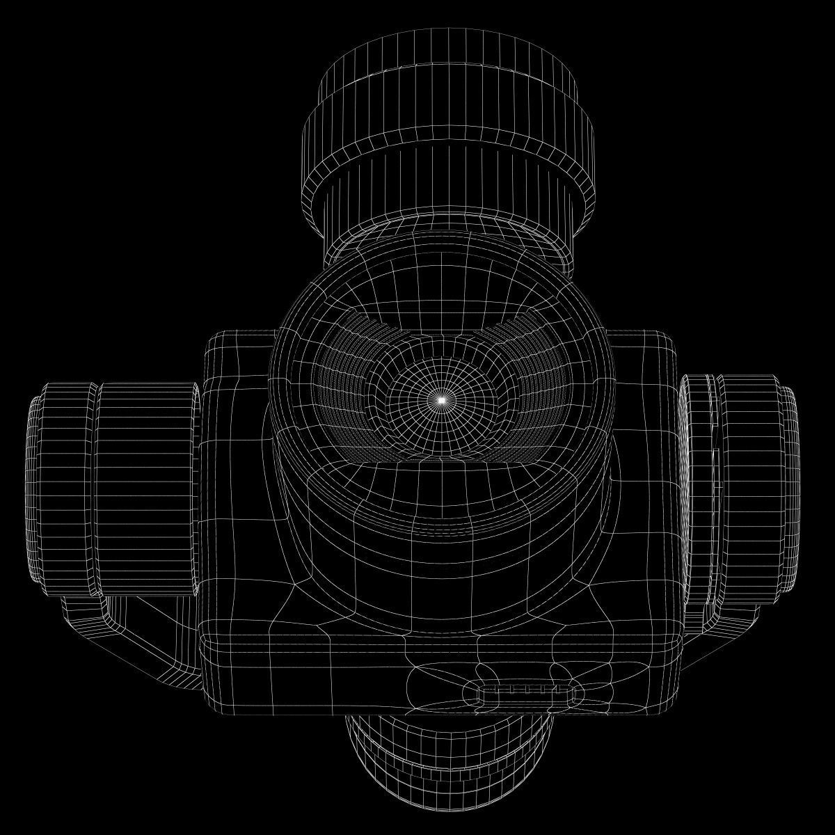Camera Gimbal DJI Phantom 4 PRO Low-poly 3D model_28
