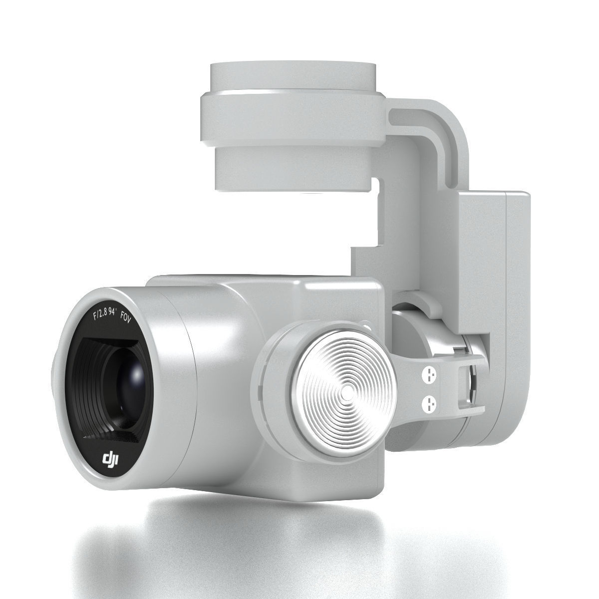 Camera Gimbal DJI Phantom 4 PRO Low-poly 3D model_20