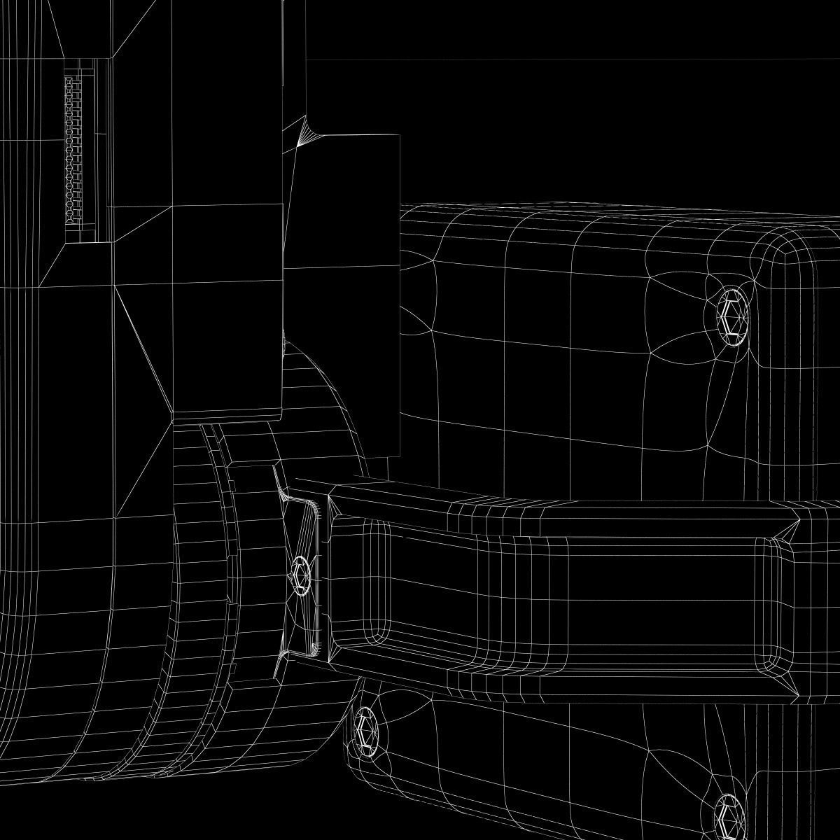 Camera Gimbal DJI Phantom 4 PRO Low-poly 3D model_36