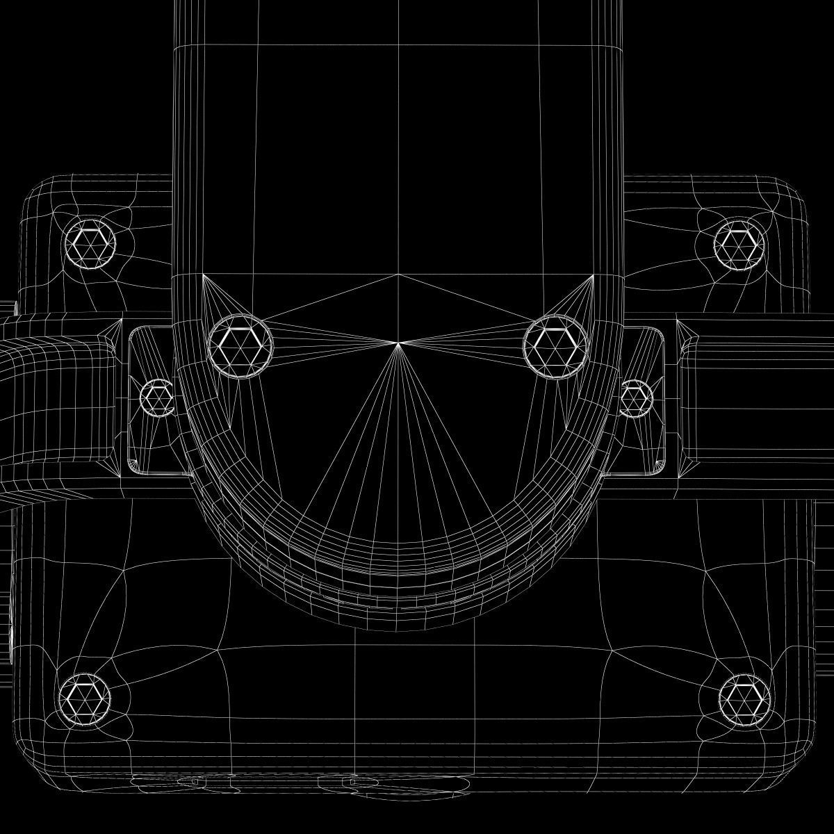 Camera Gimbal DJI Phantom 4 PRO Low-poly 3D model_37