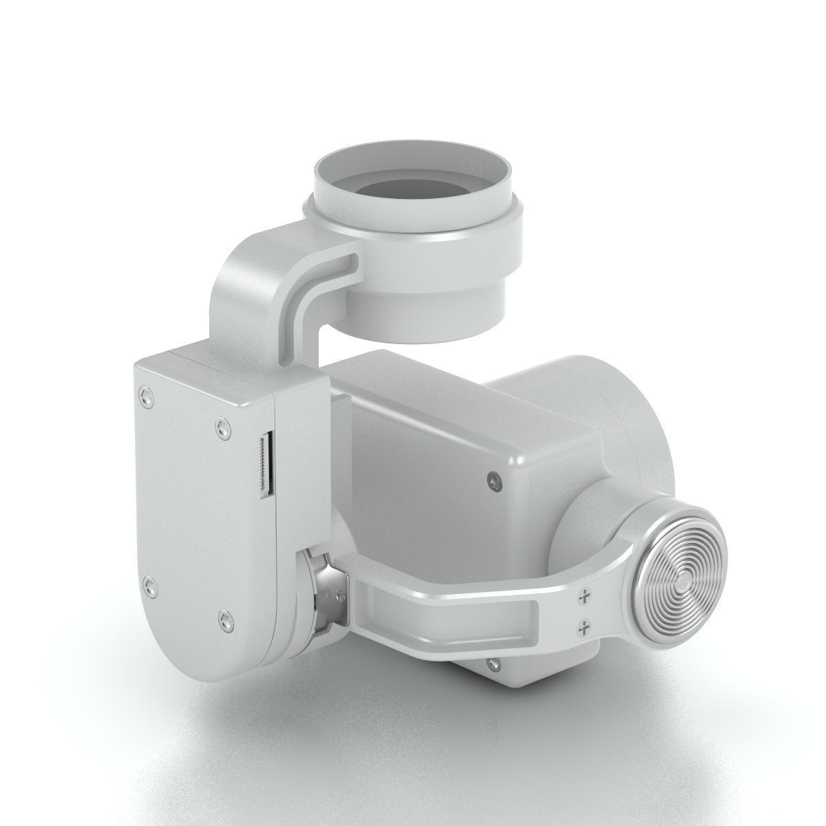 Camera Gimbal DJI Phantom 4 PRO Low-poly 3D model_18