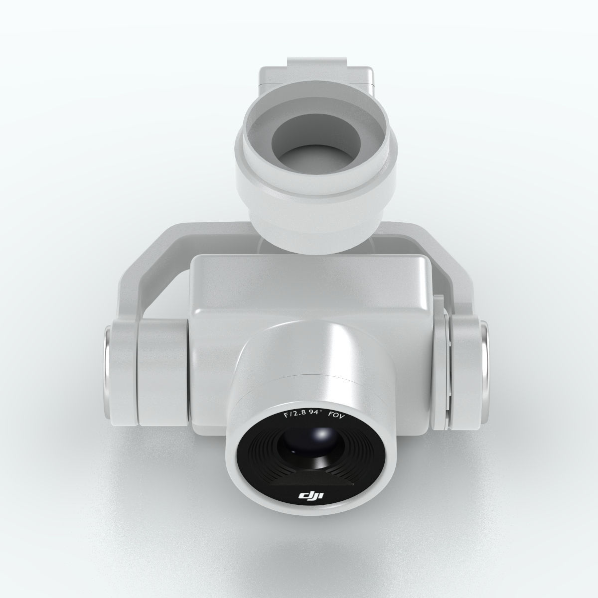 Camera Gimbal DJI Phantom 4 PRO Low-poly 3D model_14