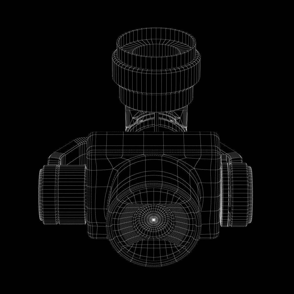 Camera Gimbal DJI Phantom 4 PRO Low-poly 3D model_24