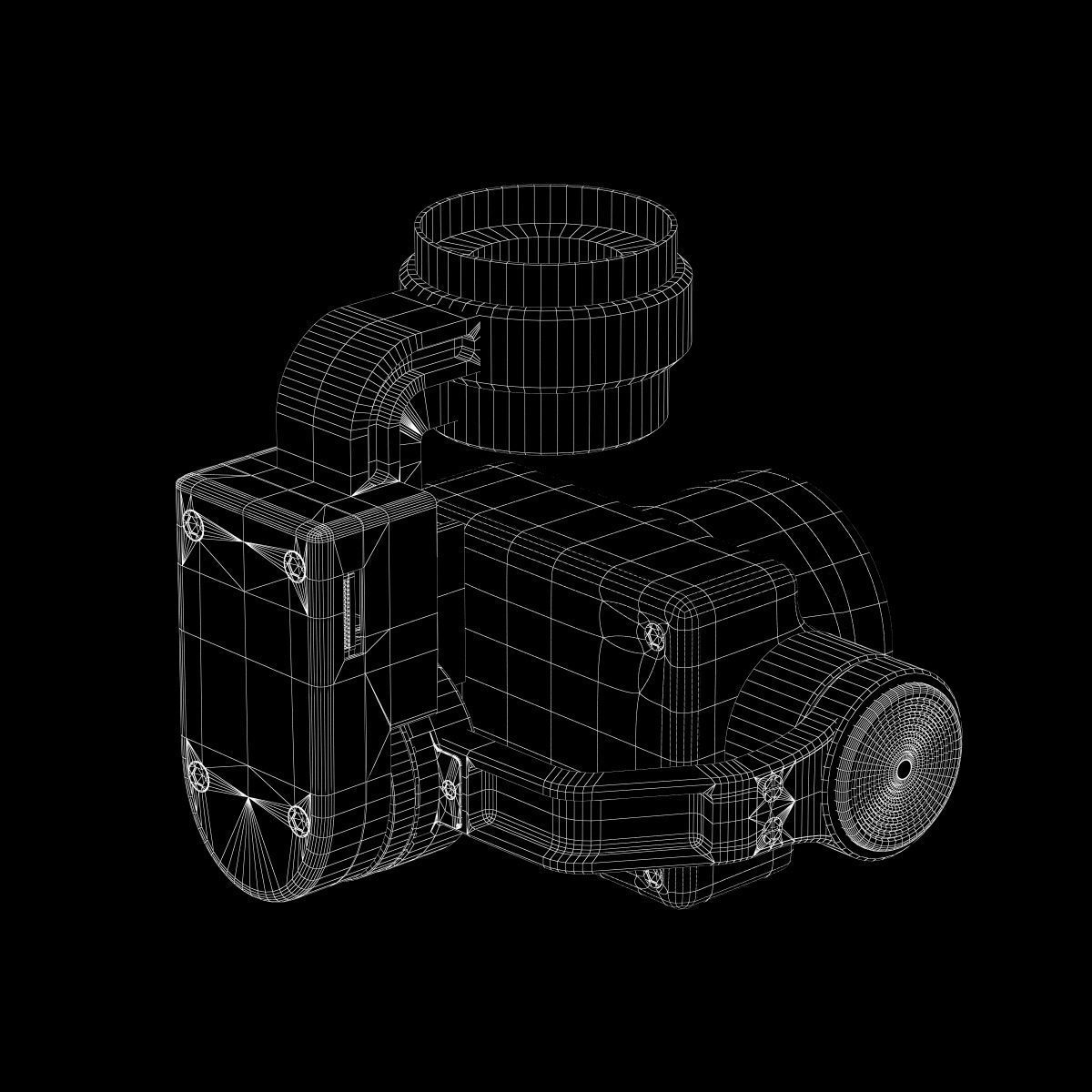 Camera Gimbal DJI Phantom 4 PRO Low-poly 3D model_33