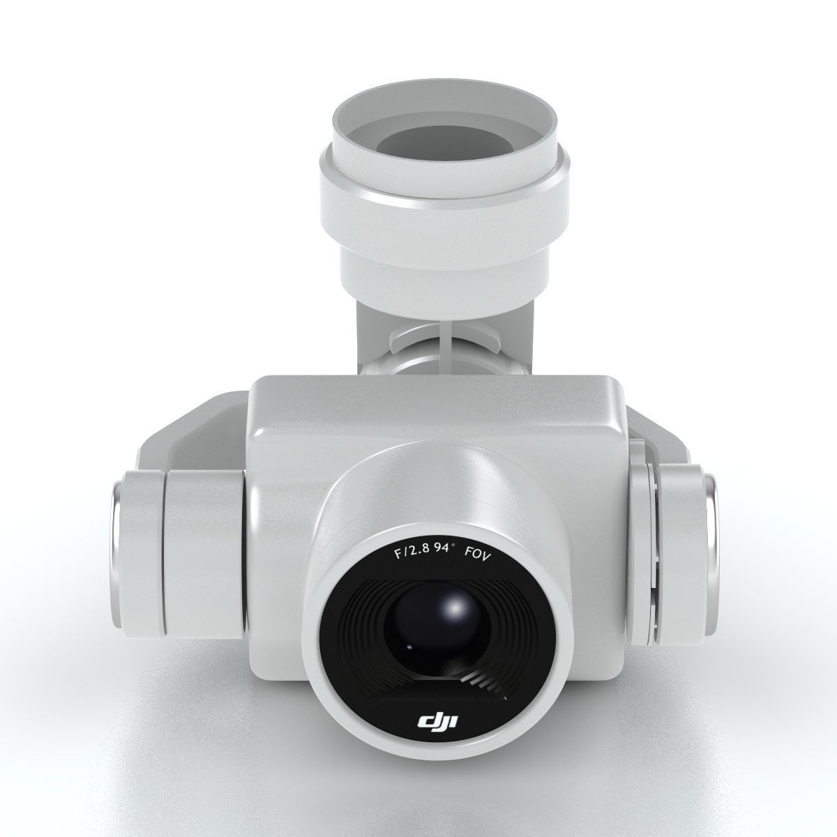 Camera Gimbal DJI Phantom 4 PRO Low-poly 3D model_15