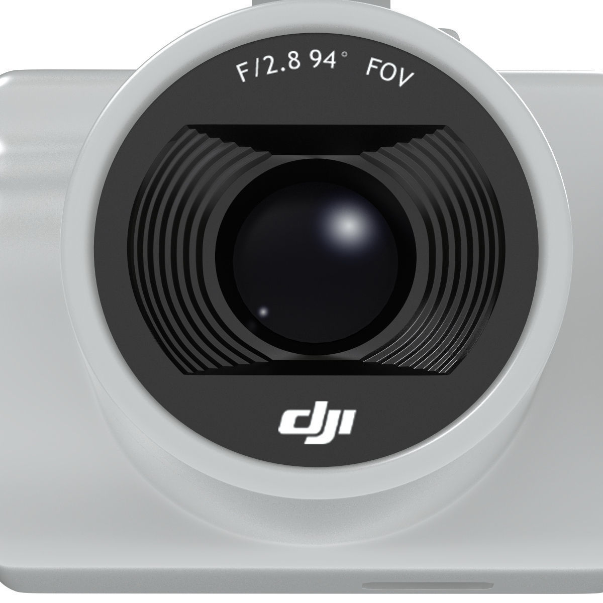 Camera Gimbal DJI Phantom 4 PRO Low-poly 3D model_9