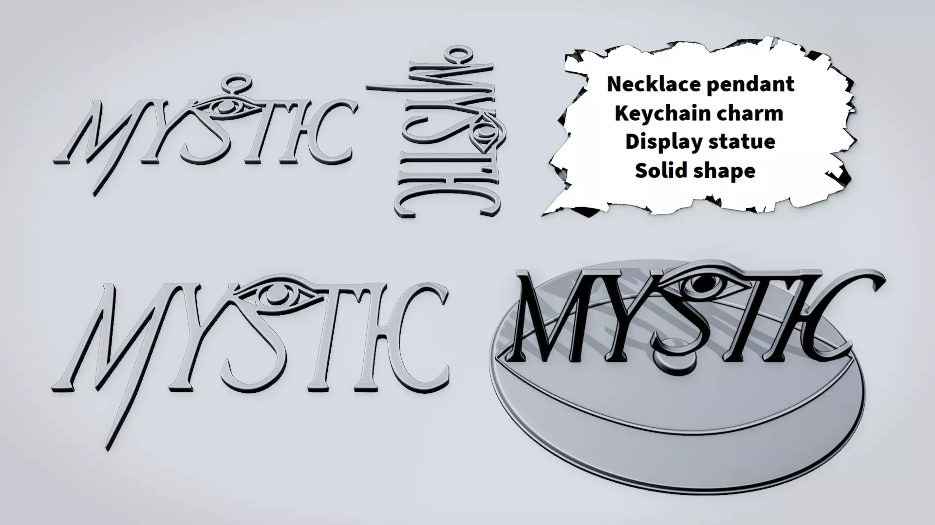MYSTIC Eye Sign 3D print model