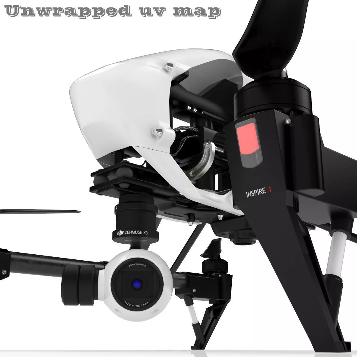 DJI Inspire1 PRO 3D model
