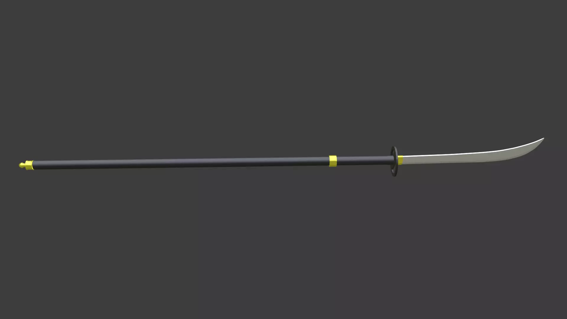 naginata 3D model