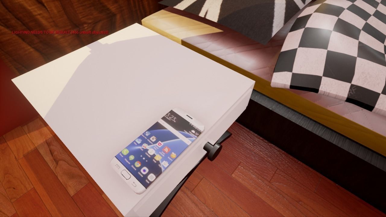 Samsung galaxy s7 edge Low-poly 3D model_7