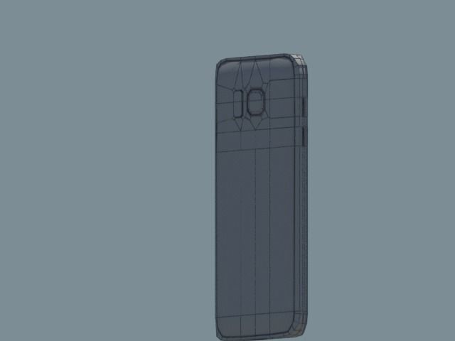 Samsung galaxy s7 edge Low-poly 3D model_1