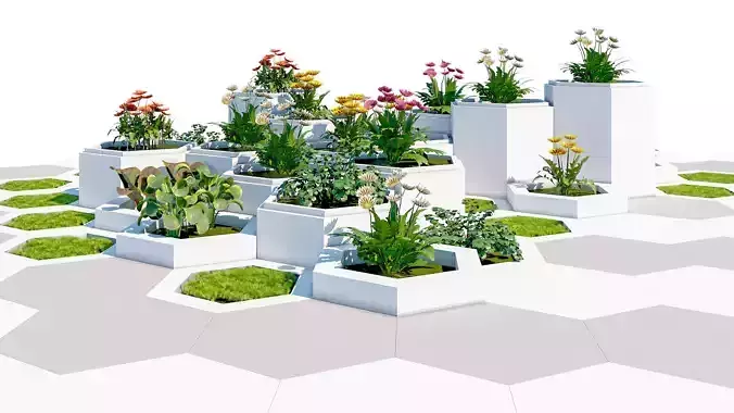 Modular Hexagonal Planter System