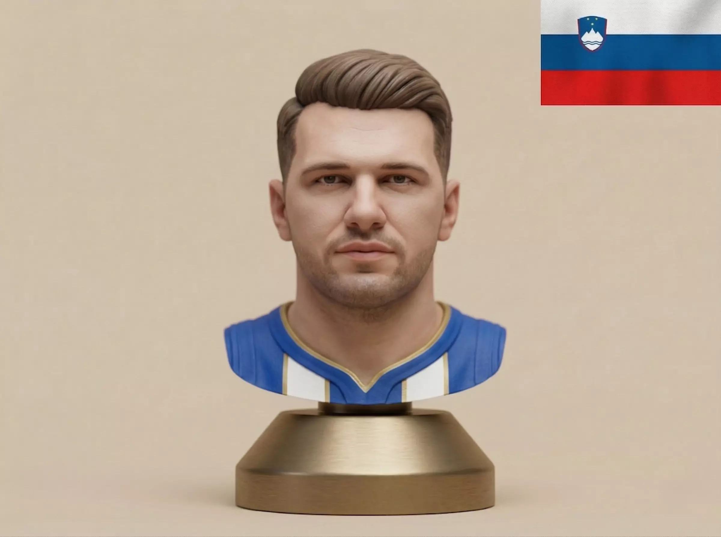 Luka Doncic Basketball NBA 3D print model