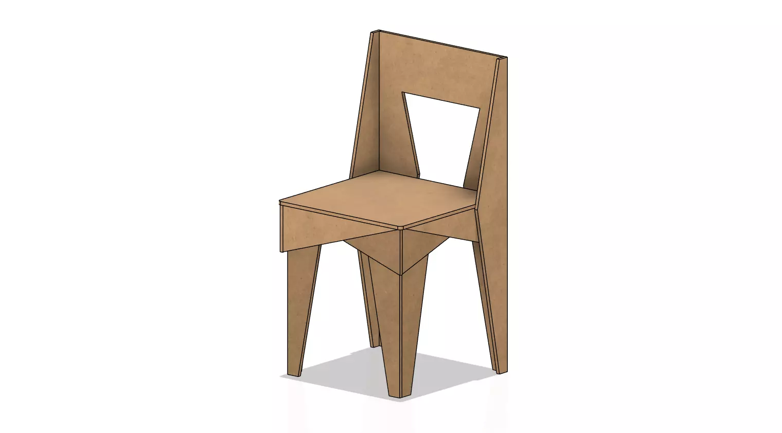 Chair Jasper Morrison 3D model