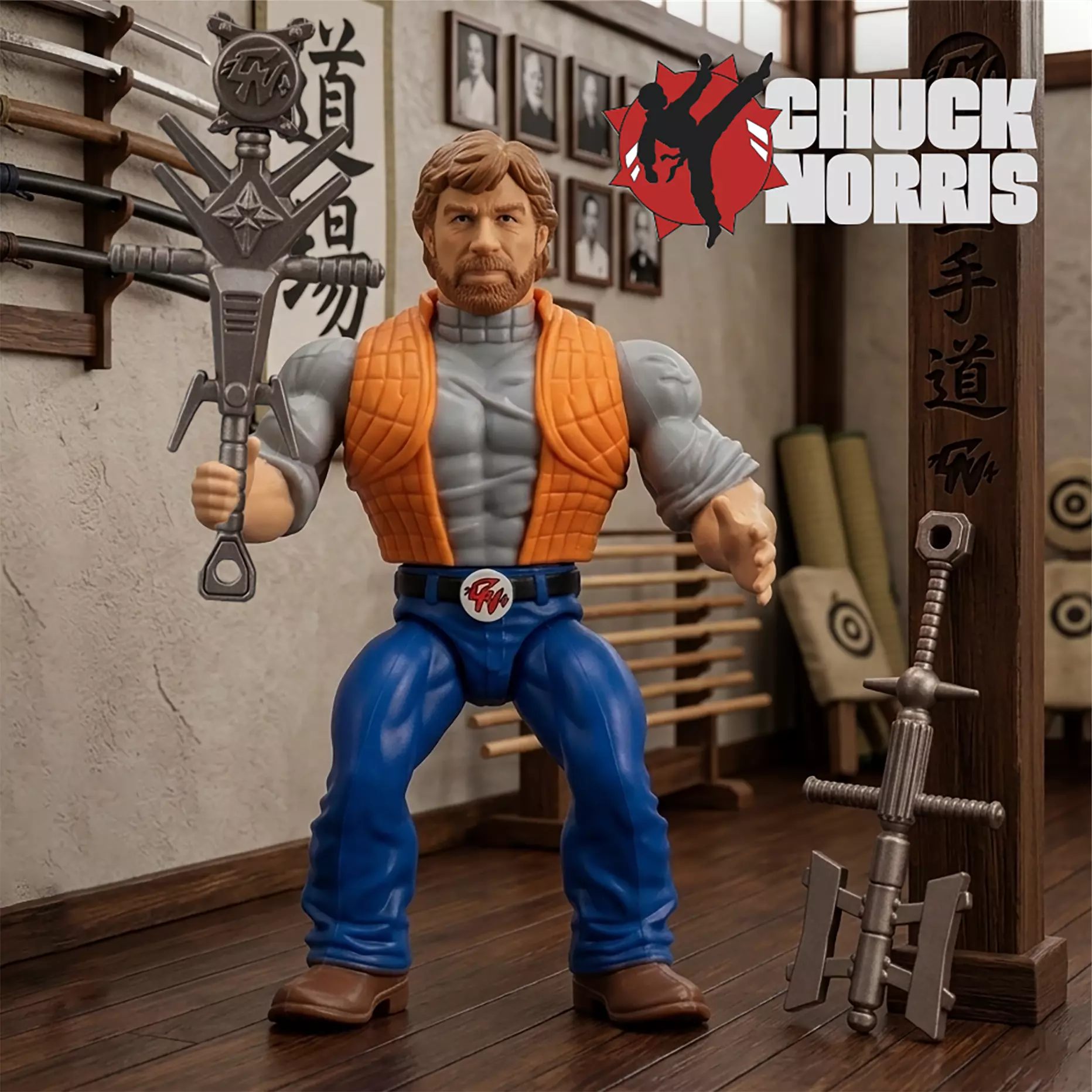 CHUCK NORRIS MOTU VINTAGE 3D print model