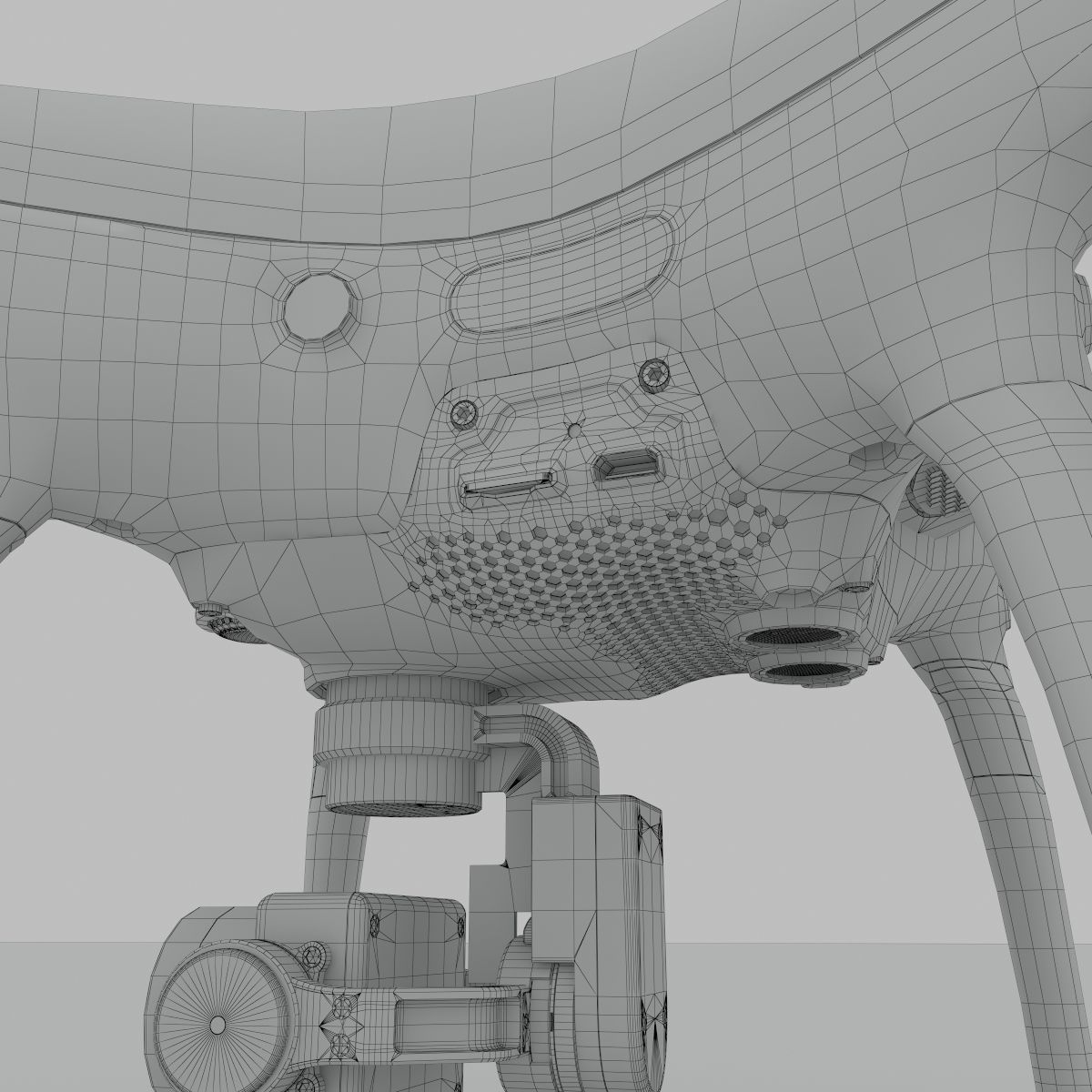 DJI Phantom 4 pro 3D model_28