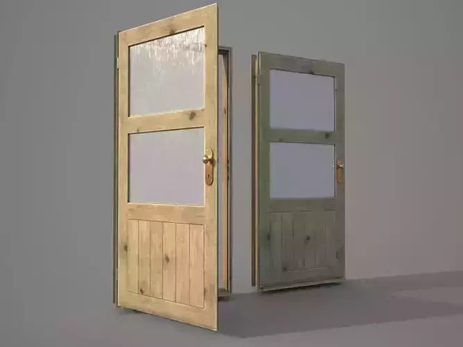 Old Wooden Door PBR