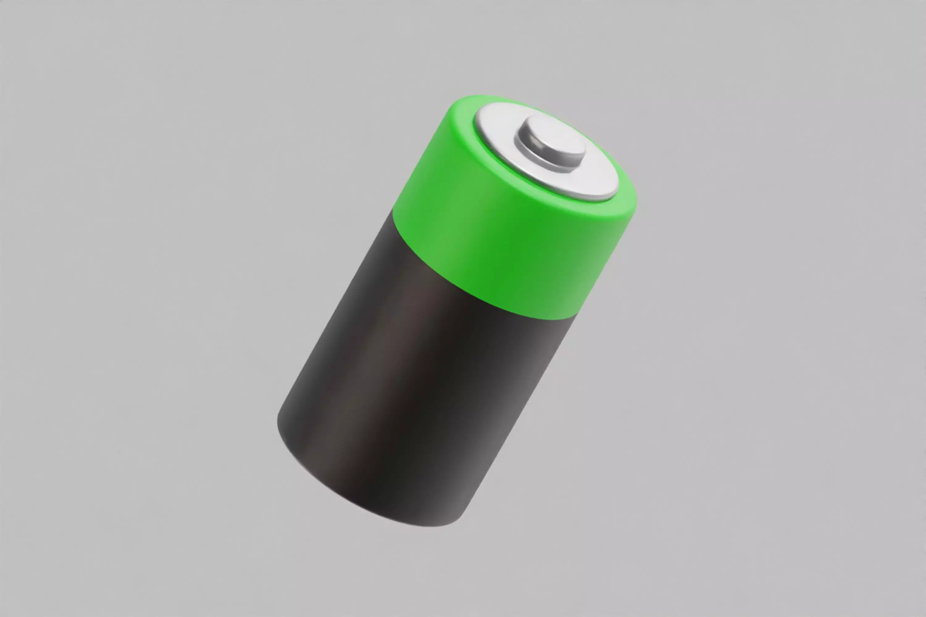 Battery Free low-poly 3D model
