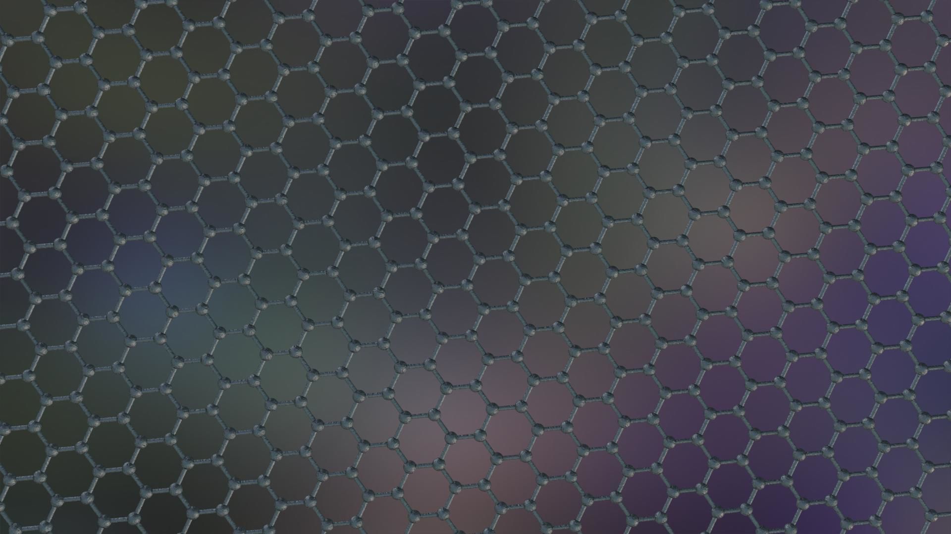 Graphene Structure Allotrope of Carbon 3D model_6