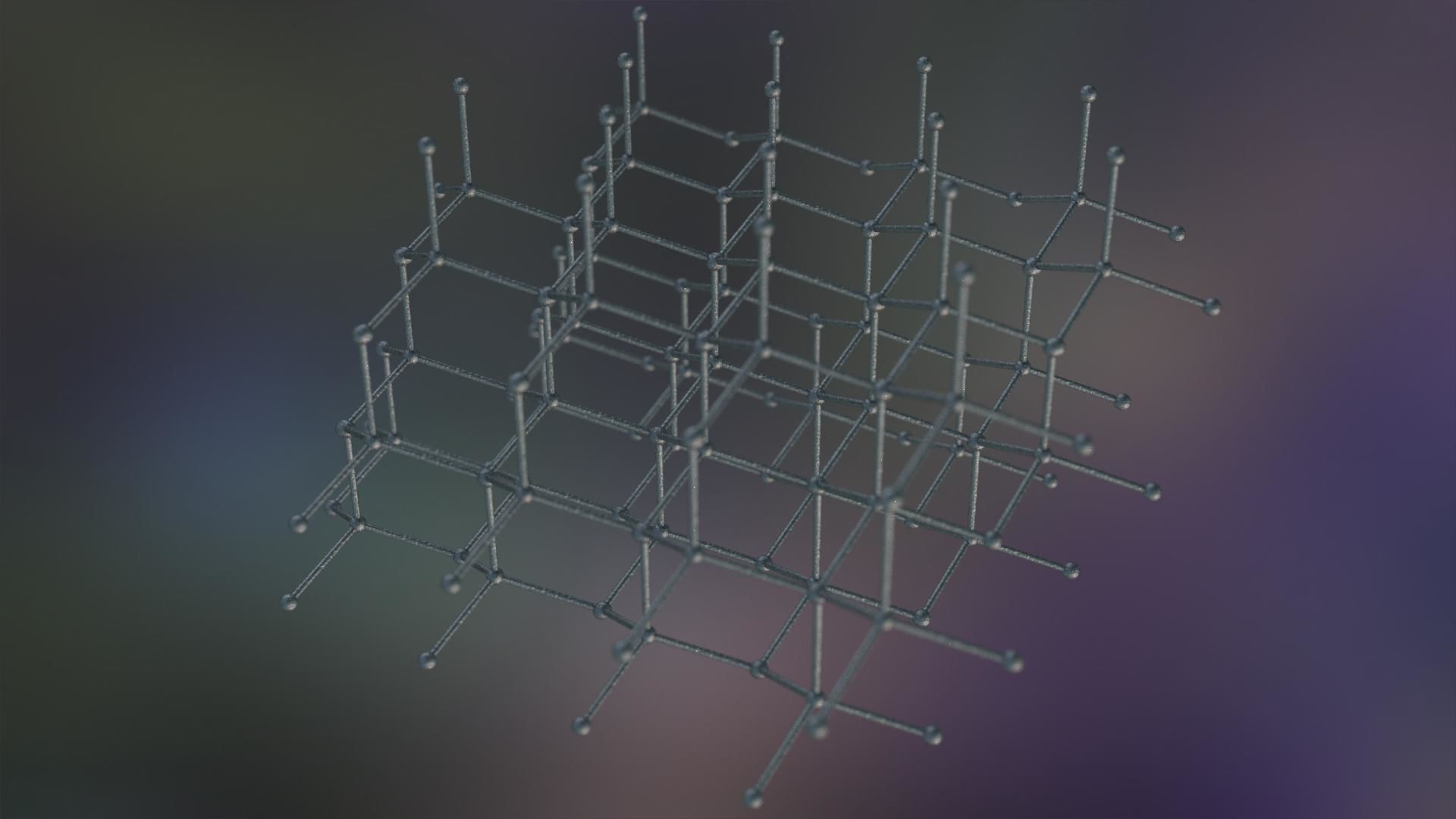 Graphene Structure Allotrope of Carbon 3D model_5