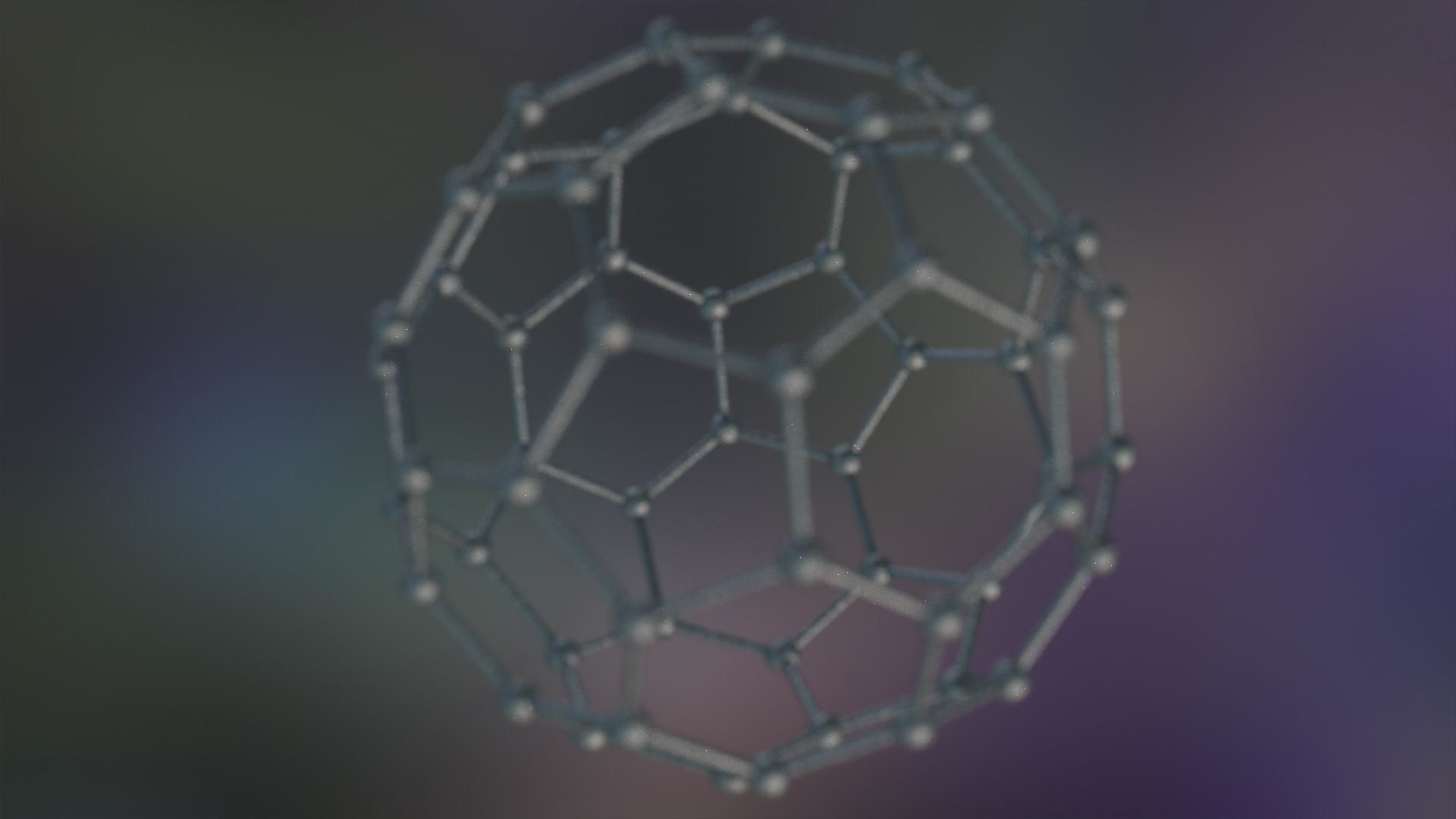 Graphene Structure Allotrope of Carbon 3D model_9