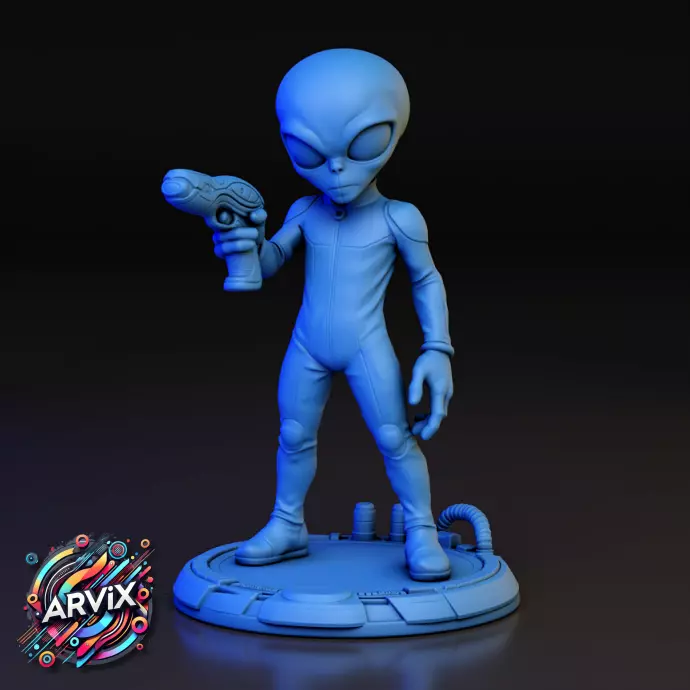Grey Alien 3D print model
