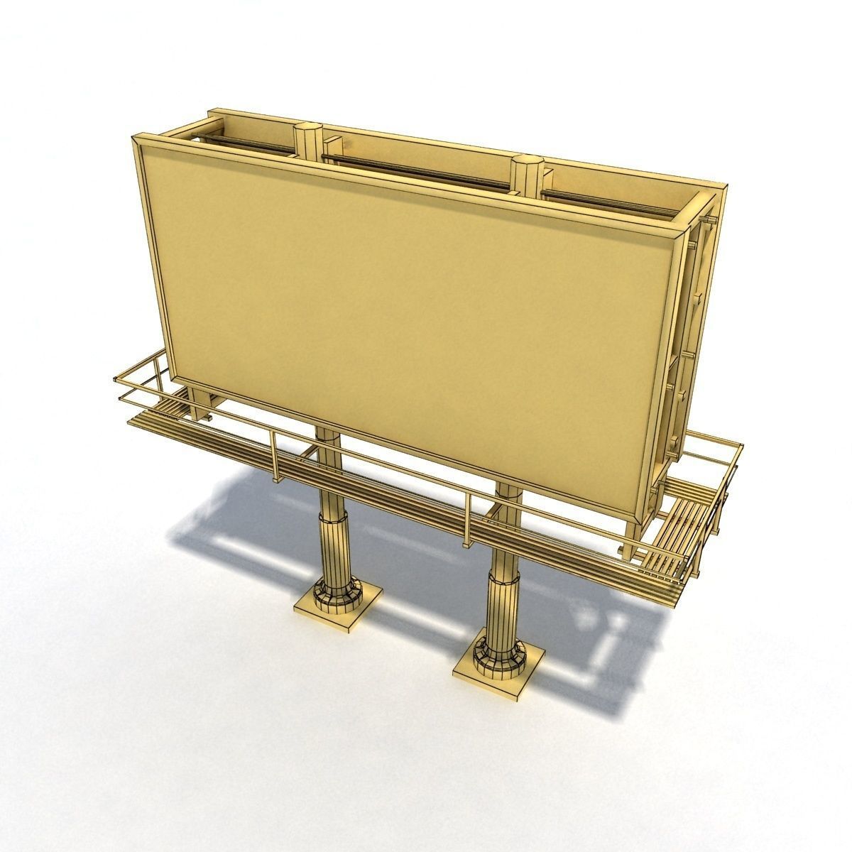 Low Poly Roof Element PACK Low-poly 3D model_21