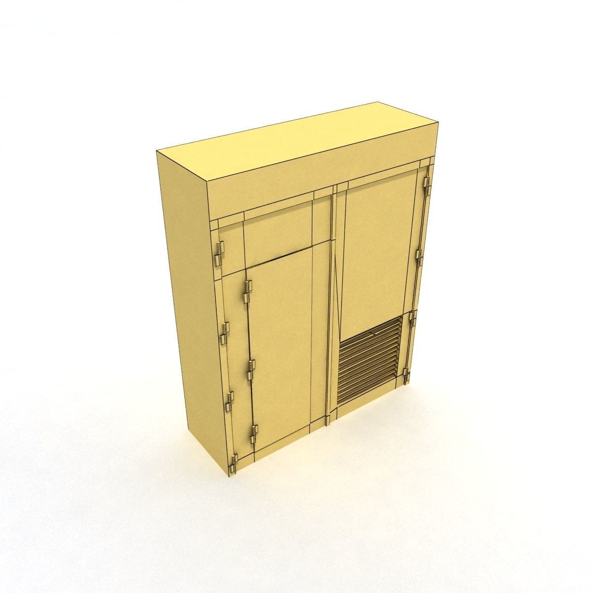 Low Poly Roof Element PACK Low-poly 3D model_23