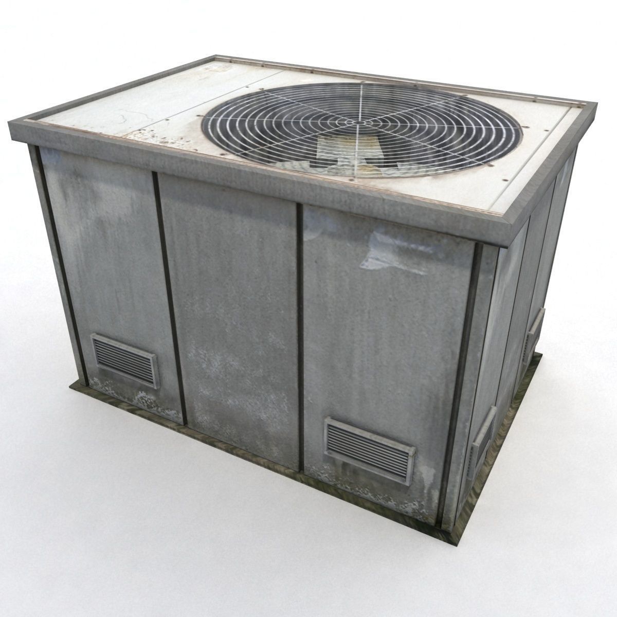 Low Poly Roof Element PACK Low-poly 3D model_18