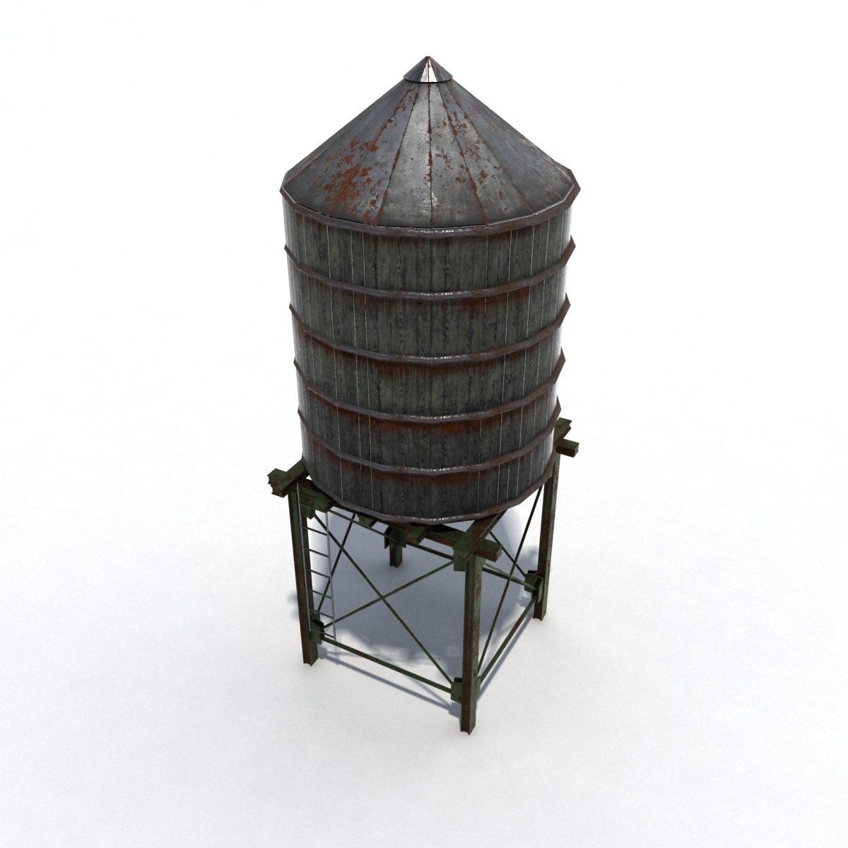 Low Poly Roof Element PACK Low-poly 3D model_24