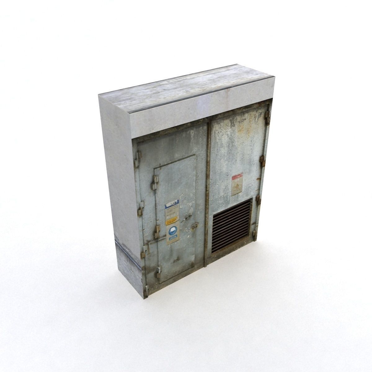 Low Poly Roof Element PACK Low-poly 3D model_22