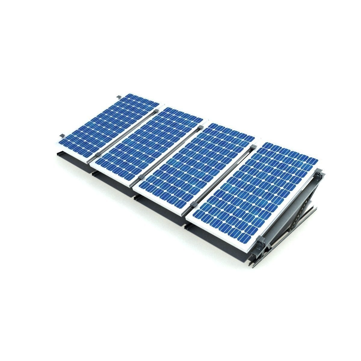 Low Poly Roof Element PACK Low-poly 3D model_6