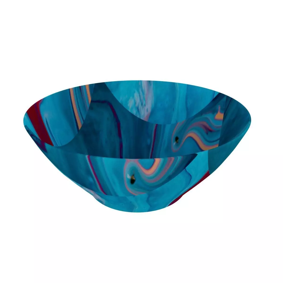 Sky Blue Color Bowl 3D model