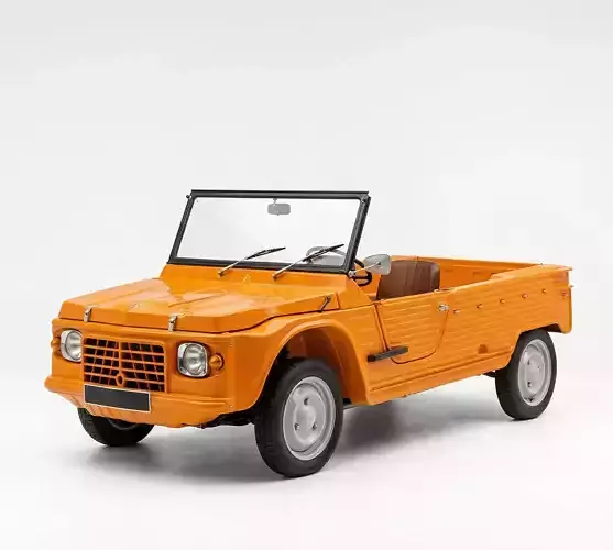 Citroen Mehari Low-poly 3D model
