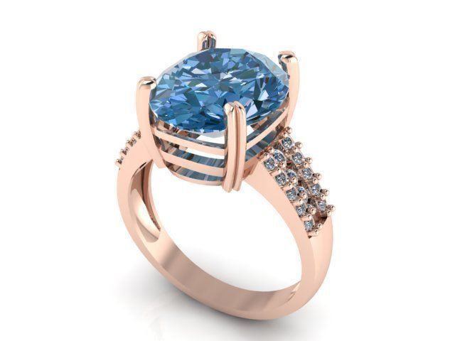 Ring T00103 3D print model_2